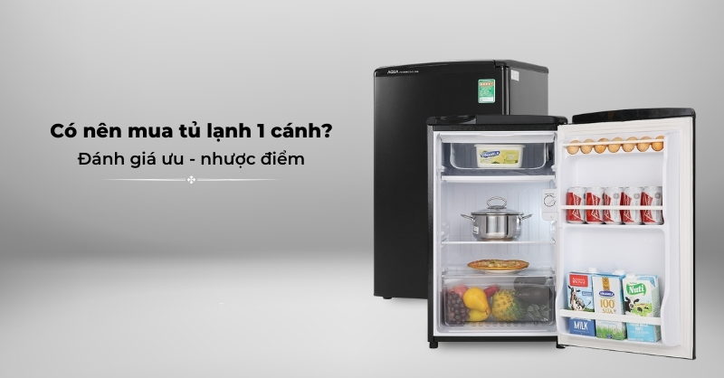 Liệu có nên mua tủ lạnh 1 cánh?