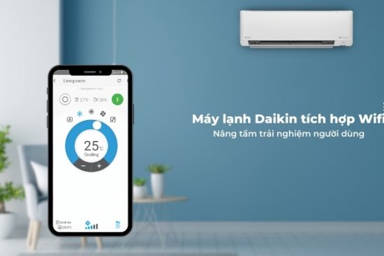 Máy lạnh Daikin tích hợp Wifi mang đến nhiều lợi ích