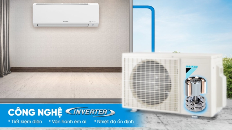 Máy lạnh Inverter sẽ tiết kiệm điện năng hơn