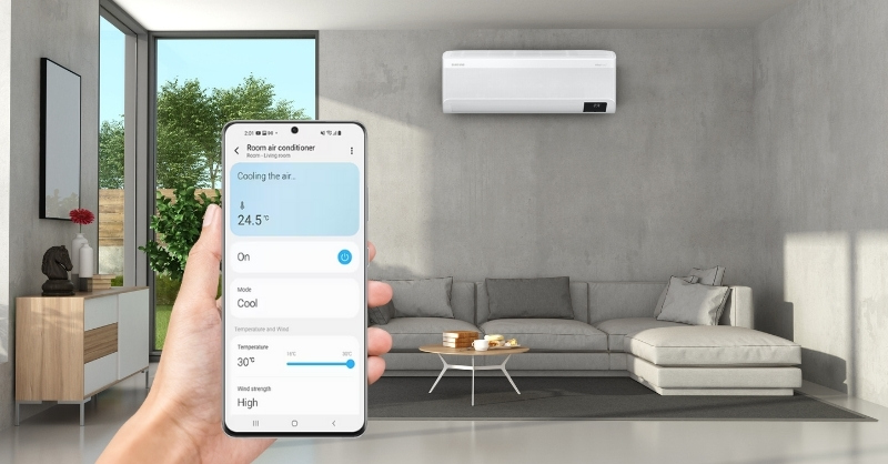 Hướng dẫn điều khiển máy lạnh Samsung bằng điện thoại