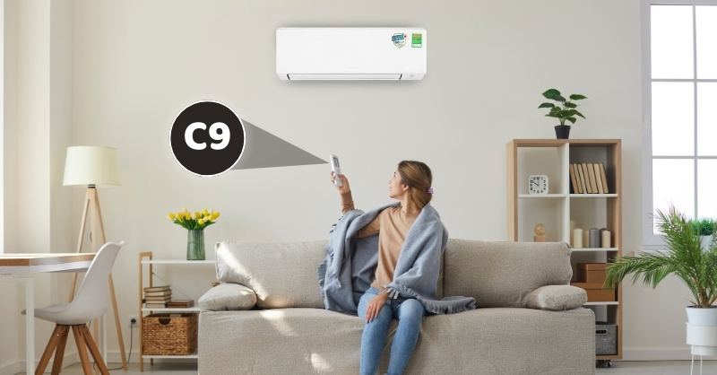 Nguyên nhân và cách khắc phục lỗi C9 máy lạnh Daikin