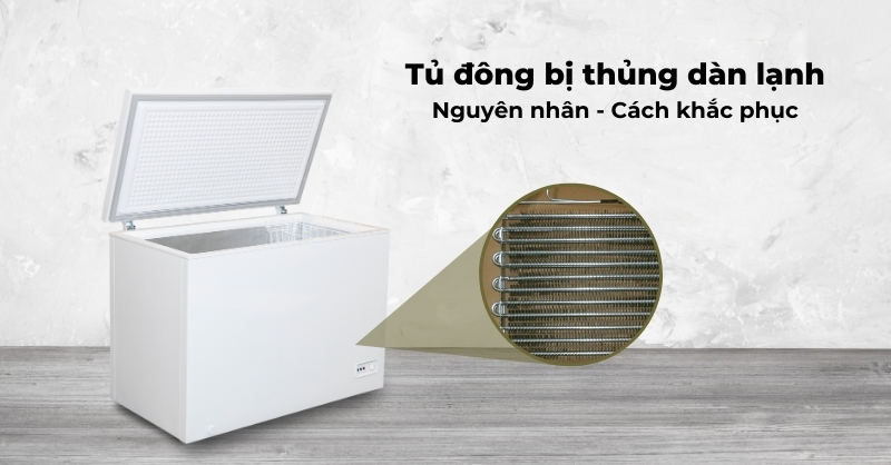 Tìm hiểu về sự cố tủ đông bị thủng dàn lạnh