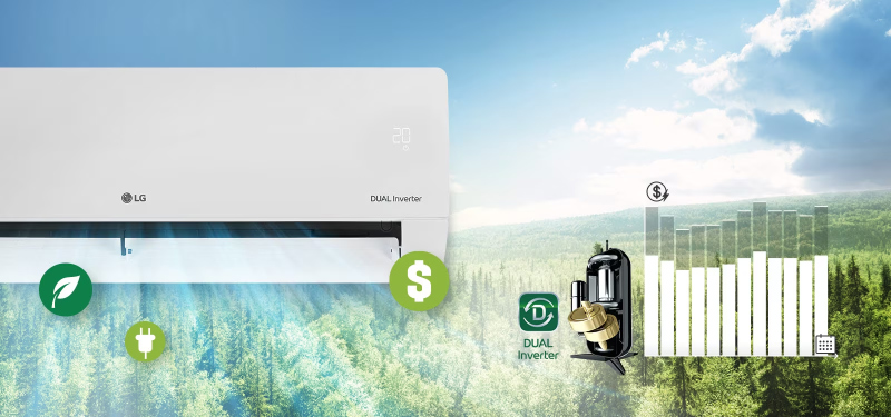 Tối ưu điện năng hiệu quả với công nghệ Dual Inverter