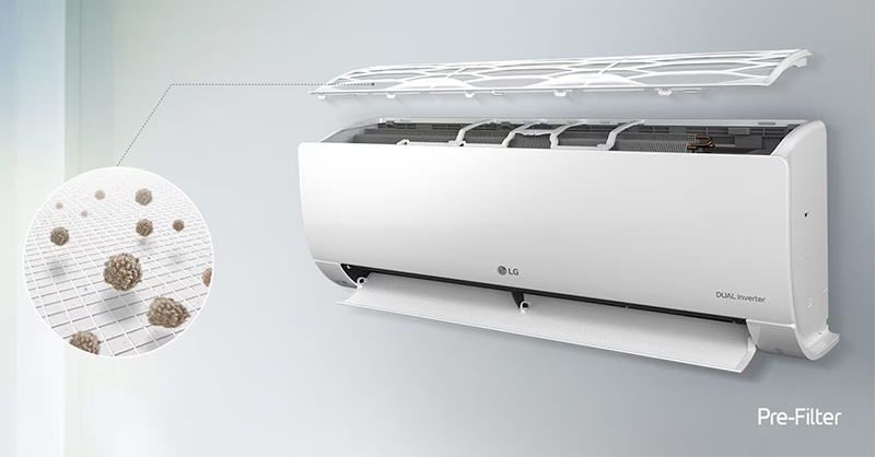Màng lọc sơ cấp bắt giữ các hạt bụi thô