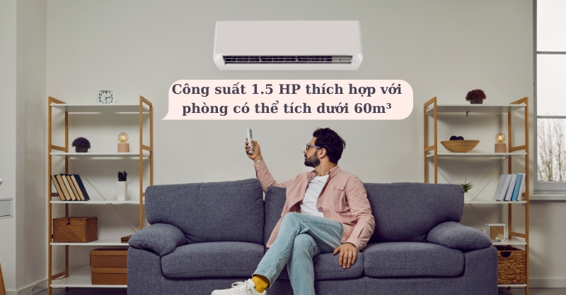 Cách tính công suất điều hòa theo thể tích phòng