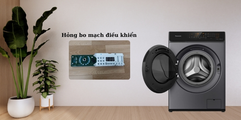 Hỏng bo mạch điều khiển nên máy giặt báo lỗi H29