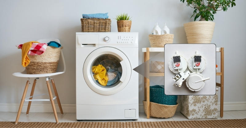 Phao áp suất máy giặt là gì? Cách kiểm tra phao áp suất máy giặt có bị hỏng không