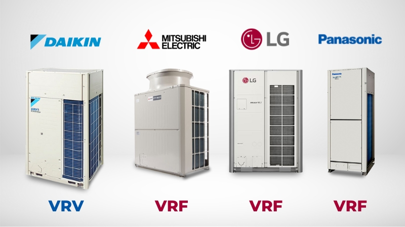 VRV và VRF thực chất là tương tự nhau về cách hoạt động