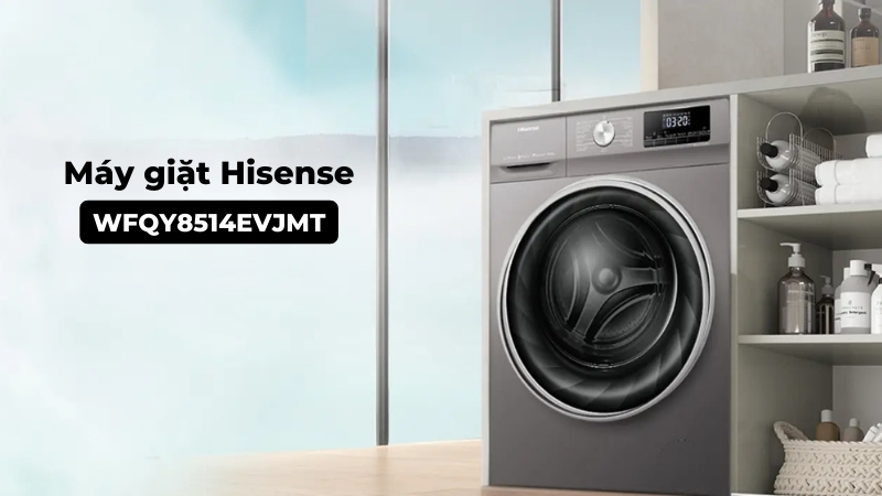 Máy Giặt Hisense Inverter 8.5 Kg WFQY8514EVJMT 