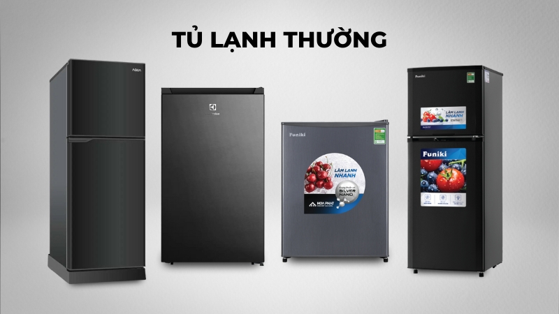 Tủ lạnh thường có dung tích nhỏ, ít mẫu mã để lựa chọn