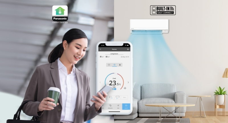 Dễ dàng điều khiển máy lạnh từ xa qua ứng dụng Panasonic Comfort Cloud