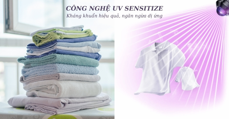 Công nghệ UV Sensitize trên máy sấy Toshiba