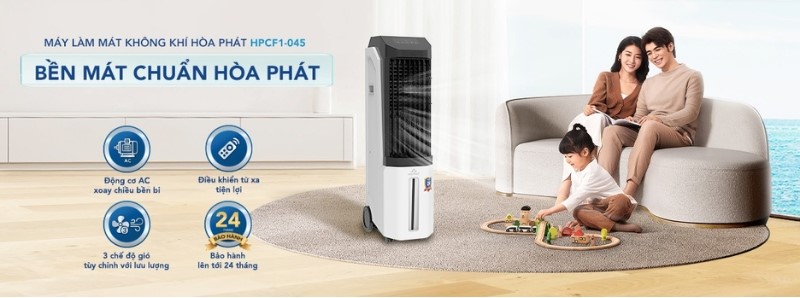 Quạt Điều Hòa Hòa Phát HPCF1-045 112W của thương hiệu Việt Nam